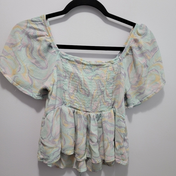 Hippie Rose Pastel Top Size S - Picture 2 of 4
